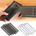 thumbnail image 7 of Gustave 4Pcs Floor Register Vent Cover 4"x10" Magnetic Air Vent Dustproof Bug Screen Mesh Covers for Home Ceiling Wall Floor Air Vent Filters, Black, 7 of 7