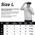 thumbnail image 2 of 1 ropa de protección solar gris claro para adultos, abrigo de ropa de protección solar de seda helada con sentido fresco, 2 of 5