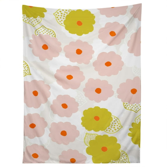 Society6 SunshineCanteen Olivia Flower Child Tapestry 50" x 60"