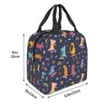 thumbnail image 3 of Honeii Cartoon Dinosaur Print Lunch Bag Women, Lunch Box Lunch Bag for Women Adult Men, Small Leakproof Cute Lunch Tote Large Capacity Reusable, 3 of 8
