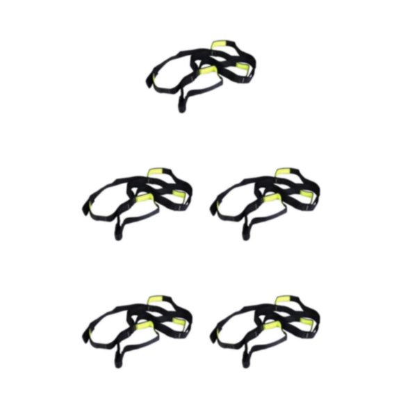 Eigraketly 4-Step Etrier Webbing Ladder Hanging Rope Rescue for Climbing Caving Black Type2 NO2
