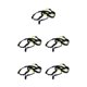 thumbnail image 1 of Eigraketly 4-Step Etrier Webbing Ladder Hanging Rope Rescue for Climbing Caving Black Type2 NO2, 1 of 1