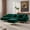 Emerald Green, variant on Wiilayok U Shaped Sectional Sofa,Chenille Fabric U Shaped Modular Couch with Double Reversible Chaise, 4 Seater Sofa Set for Living Room, Dark Black