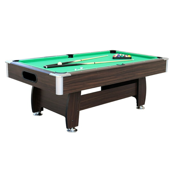 7ft Pool Table Billiard GameTable with Green Color Top