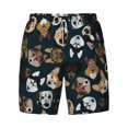 thumbnail image 5 of Rocae Dogs for Men's Swim Trunks Quick Dry With Two Side Pockets and One Lined Patch PocketMedium, 5 of 9