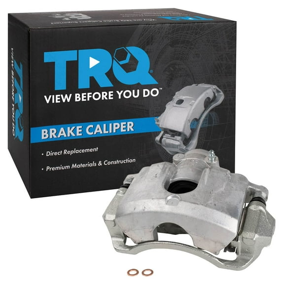 TRQ Front Left Brake Caliper w/Bracket Drivers Side Compatible with 2008-2011 Ford Focus