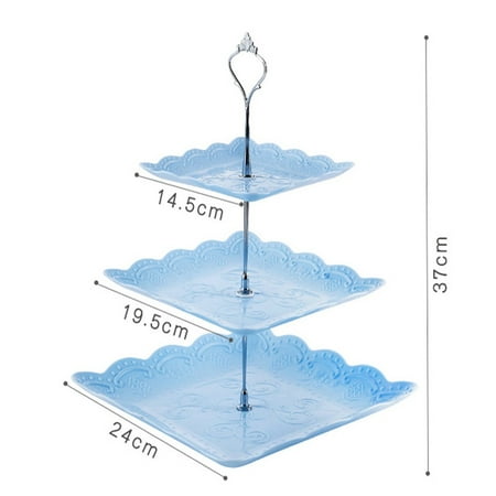 

Cupcake Display 3 Tier Table Trays Fruit Plate Cake Stand Dessert Holder