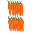 thumbnail image 1 of 12 Piezas Pascua de Pascua Zanahorias Artificiales Suministros de Zanahorias Simuladas Party Modelos de Alimentos Multipropósito Falsos Adorno para El, 1 of 9