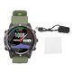 thumbnail image 1 of Reloj deportivo inteligente Monitoreo del sueño 400 mAh Análisis de datos deportivos Resistente al agua 1,28 pulgadas GPS BDS Reloj deportivo para hombres y mujeres Verde militar, 1 of 10