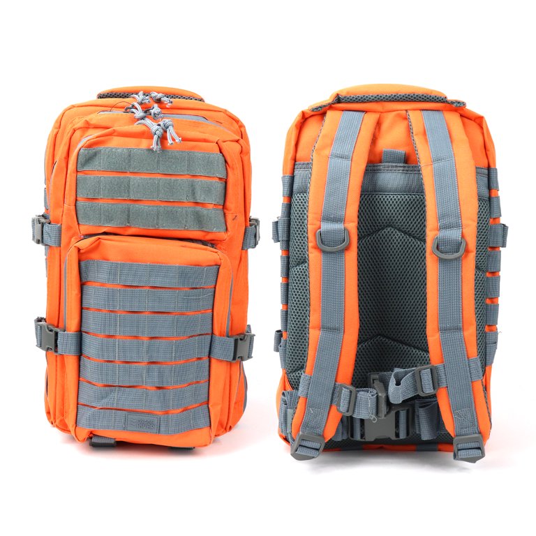 Osage River Gear Fishing Backpack, Tackle and Rod Storage - Orange with  Tackle Box