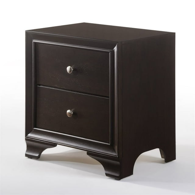 ACME Blaise 2 Drawer Nightstand in Espresso
