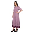 thumbnail image 2 of Moomaya Printed Long Kurti Summer Wear Ladies A-Line Tunic Dress Top For Women, 2 of 5