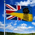 thumbnail image 3 of Flagwix United Kingdom And Ukraine Grommet Flag Stand With Ukraine BNT519GFv3 - 4x6 ft., No Flag Pole Rings, 3 of 6