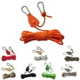 thumbnail image 4 of 4mm 2M Pulley windproof rope camping canopy tent rope lamp adjustable lanyard, 4 of 5