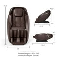 thumbnail image 3 of Costway Full Body Zero Gravity SL Track Massage Chair w/ Negative Ion Generator, 3 of 12