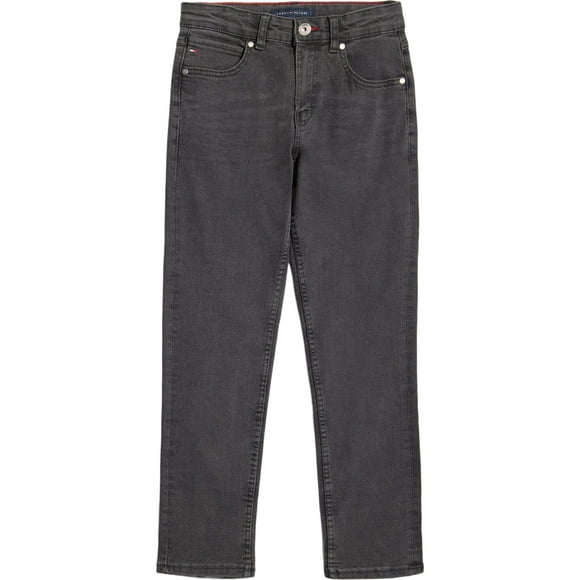 Vaqueros Tommy Hilfiger para niños con 5 bolsillos, elásticos, delgados, rectos, 20