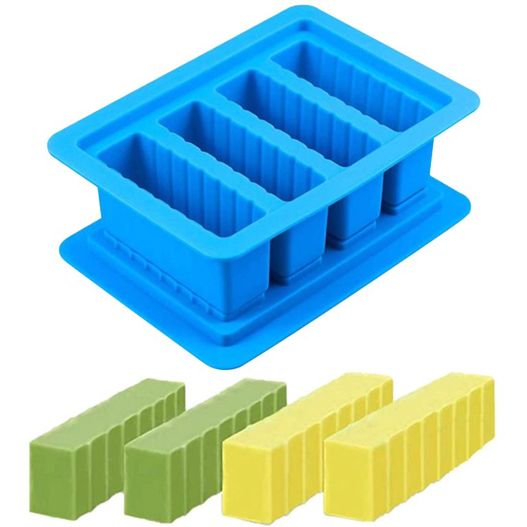 Butter Mold Silicone Kitchen Butter Maker Tray Non-stick Chocolate Cream  Mould with Lid, Green 