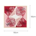 thumbnail image 3 of Xysaqa Silk Like Head Scarf, Women's 35" Satin Large Squared Hair Scarves Floral Wraps Headscarf for Sleeping, 3 of 4
