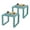 Blue, variant on Gymax Outdoor Side Table Set of 2 18'' Weather Resistant Adirondack Table Patio Blue