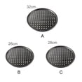 thumbnail image 4 of Advancent Pizza Crisper Net Hoja laminada en frío Herramientas para hornear Bandeja de acero al carbono antiadherente Suministro de comedor Type1 NO1, 4 of 6