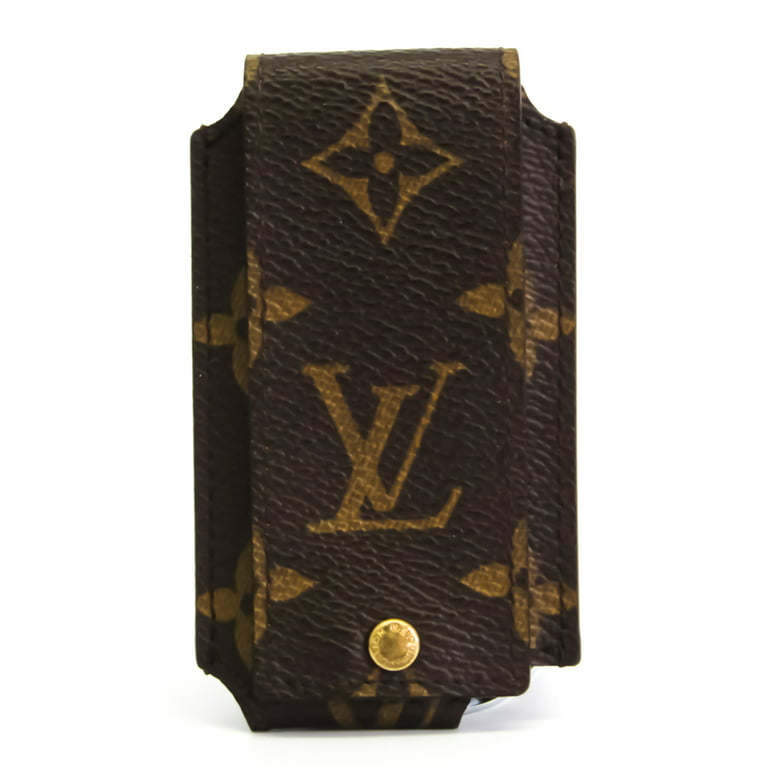 Authenticated Used Louis Vuitton Monogram PVC Accessory Brown Etui
