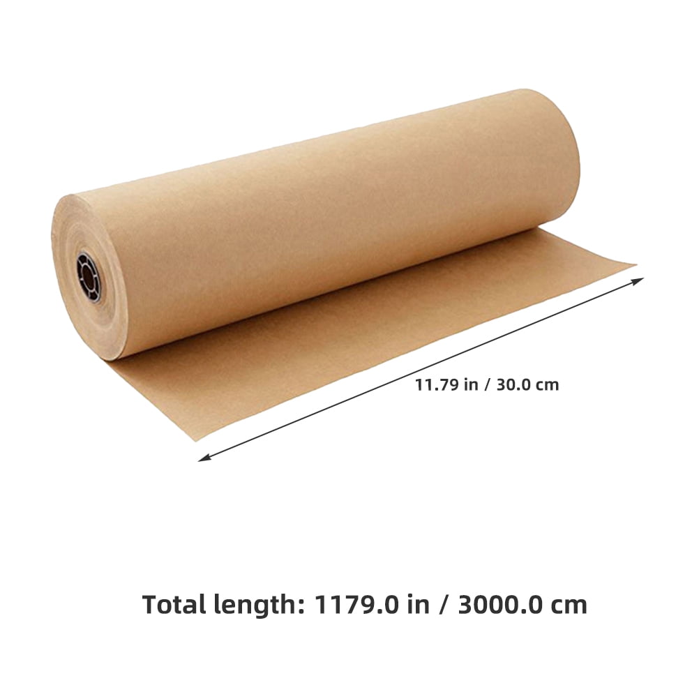 Moluckfu 2-Pack Flower Wrapping Kraft Paper Rolls for Crafts, Multipurpose Floral Bouquet Wrap