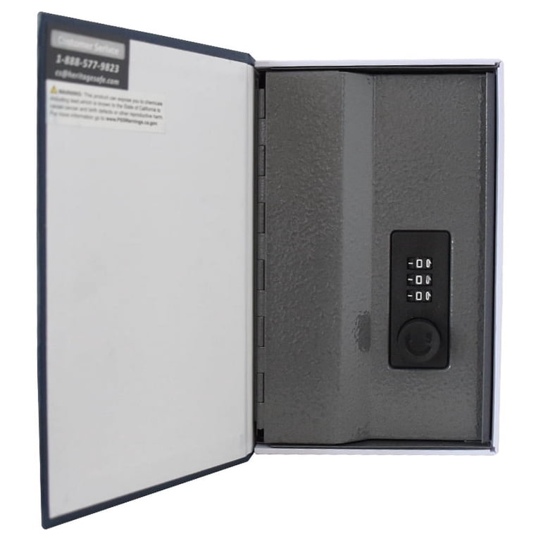 Pen+Gear Book Safe with Combination Lock, Blue photo 5