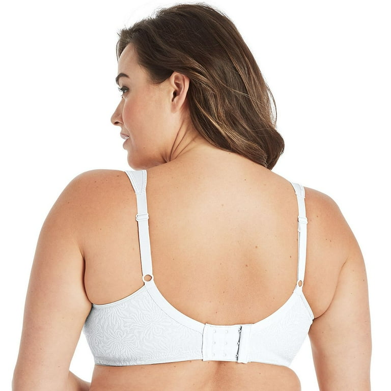 Women's Playtex 4049 18 Hour Seamless Smoothing Wirefree Bra (White 46D)