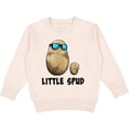 thumbnail image 2 of Inktastic Little Spud Potato Father and Child Toddler Sweatshirt, 2 of 4