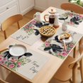 thumbnail image 5 of Cozy Farm Days Placemats Set of 2, Farmhouse Watercolor Dairy Cow Linen Texture Non-Slip Place Mats Washable Table Mats for Kitchen Dining Table Decorations Indoor/Outdoor, 5 of 9