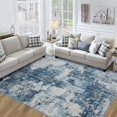 thumbnail image 1 of Alfombra Tosuoka 203x254 cm Lavable Antideslizante Azul, 1 of 9