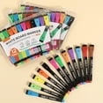 thumbnail image 2 of Musbetu 12Pcs Magnetic Liquid Marker Pen Dry Erase Highlighter Pen for Calendar Planning Board Whiteboard Window/Mirror 12 Colors Planner Marking Pen School Office Supplies, 2 of 7