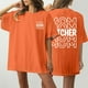 thumbnail image 2 of Camiseta de Cuello Redondo Impresa Delantera Y Trasera de Béisbol de las Mujeres de Verano, Camisetas Cortas Casuales Ligeras para las Mujeres, 2 of 5