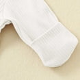 thumbnail image 6 of Gelikeya Baby Boy Clothes Baby Girl Clothes Unisex Rayon Made From Bamboo Toddler Pajamas Newborn Sleepers Footed Pjs (White, 12-18 Months), 6 of 7