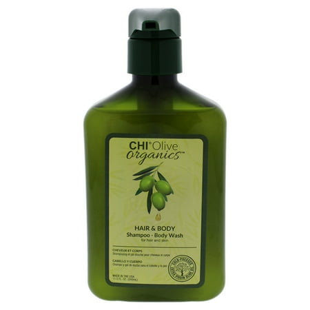 Olive Organics Hair and Body Shampoo Body Wash by CHI for Unisex - 11.5 oz Body Wash