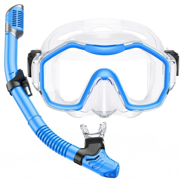 Set de esnórquel para adultos Kwambiri Dry-Top de Snorkeling Gear