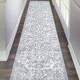 thumbnail image 1 of Findosom 2'x10' Hallway Runner Rug Washable Vintage Kitchen Laundry Runner with Non Slip Backing Farmhouse Entryway Living Room Floor Mat Stain Resistant Runner Carpet Gray, 1 of 6