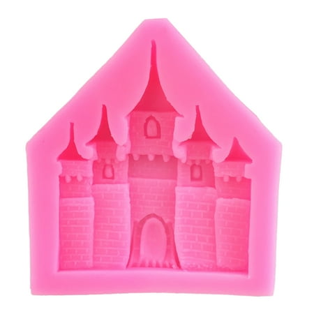 

Soft Silicone Molds Castle House Building Shape for Fondant Chocolate Cake Decoration Bakeware DIY Plaster Making Moulds