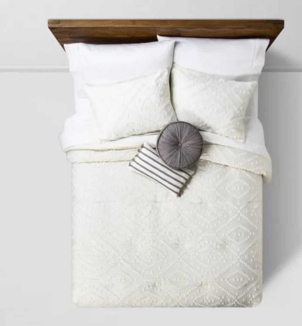 Olympia Clipped Comforter Set Opalhouse Full Queen