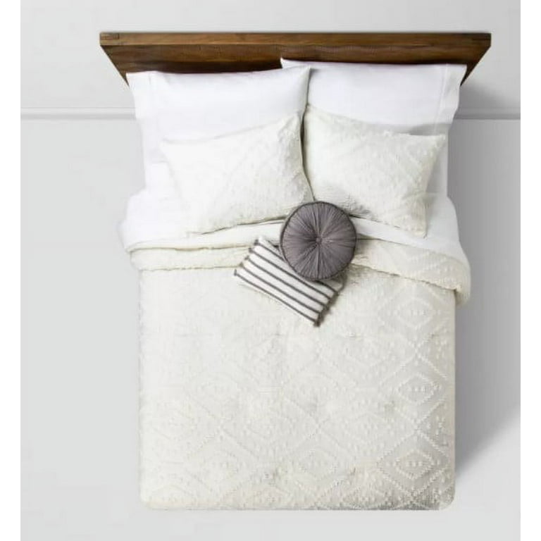 Olympia Clipped Comforter Set Opalhouse Full Queen