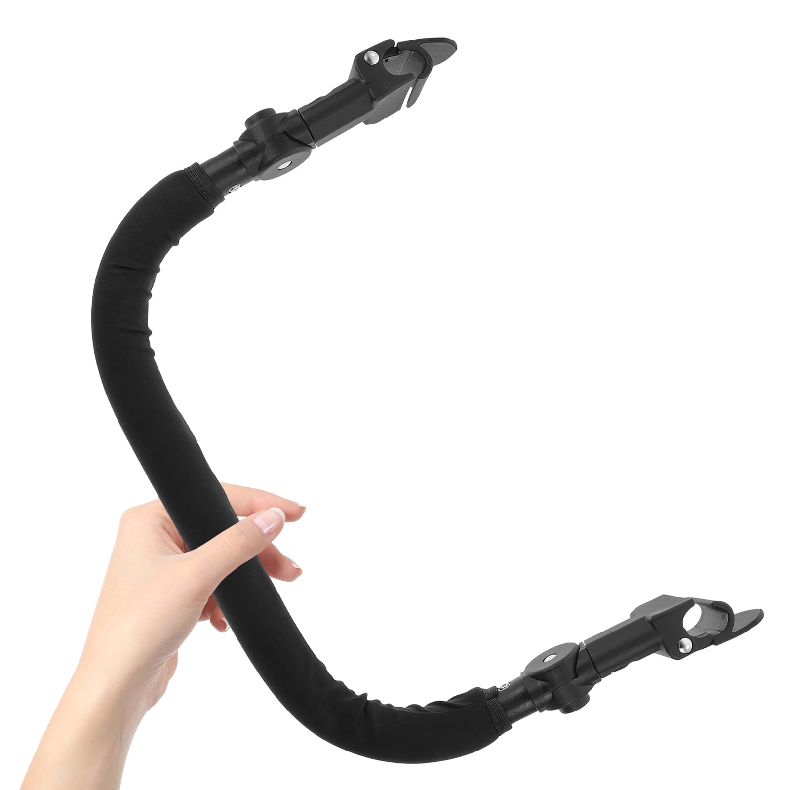 Beaupretty Universal Baby Stroller Handle Extension Black Sponge 1Set for Daily Use
