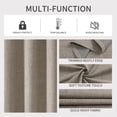 thumbnail image 4 of Juego de 2 paneles de cortinas opacas Joydeco Burg de 160 x 160 cm, 4 of 8