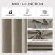 thumbnail image 4 of Cortinas Joydeco 100% lino opaco, 160 x 160 cm, 2 paneles, 4 of 8