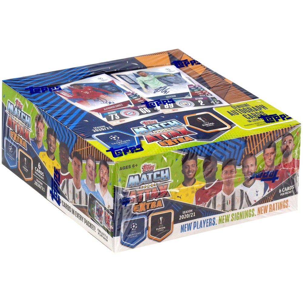 UEFA Match Attax Extra Season 2020/21 Trading Card Retail Box (30 Packs
