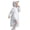White, variant on Kids Thickened Long Rain Poncho Hooded Raincoat with Easy Carry Handle Reusable for Girls Pink One Size