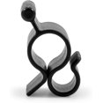 thumbnail image 1 of Clip de toldo estándar negro para luz de cuerda - Se desliza en el canal de la barra de rodillos del toldo para crear un gancho conveniente - Dos posiciones para colgar - Sostiene ZefeiWu 8390606392572, 1 of 1