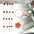 thumbnail image 6 of 960PCS 24 Values Ceramic Capacitor Assortment Kit 2pF-100nF Components Package, 6 of 9