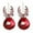 Red 015, variant on Neoyler 2 Pack Christmas Decorations Plastic Ornaments with Deer Head Design for Tree and Home Decor Suit Gift for Family 4.3in Red