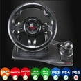 thumbnail image 3 of Open Box Subsonic - Superdrive GS550 Steering Wheel, 270° Rotation, with Pedals, Paddle Shifter and Vibration. Compatible Switch 2 / Switch, PS4, Xbox One, xbox Series x/S, PC – Black, 3 of 14