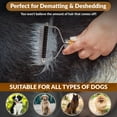 thumbnail image 6 of Dog Dematting Comb, Deshedding Undercoat Rake, Dog Comb for Detangling and Shedding, Detangler Brush For Grooming [We Love Doodles], 6 of 7
